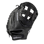New Wilson A1000 Fastpitch Glove Series 33 Inch Gray/Black RHT Pro Toe