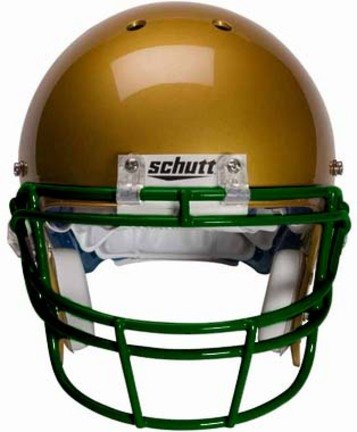 New Schutt Sports Super Pro Football Faceguard Dark Green Adult