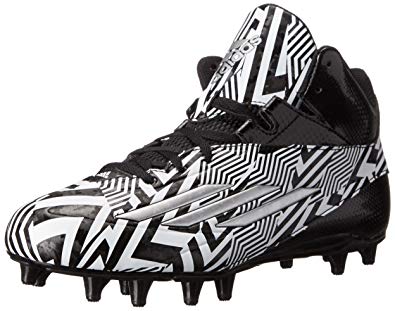 New Adidas Performance Men Filthyspeed Mid Football Mold Cleat Size 10 Blk/Wh