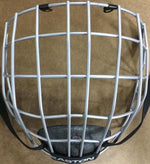 New Easton Stealth S9 Face Mask Large Hockey Silver With floating Chin Pad