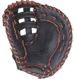 New Rawlings Gamer Softball Glove Series 12.5 Inch RHT Black/Brown