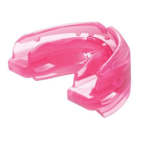 New Shock Doctor Double Braces Strapless Pink Youth Mouthguard