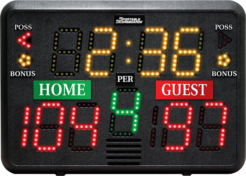 New Sportable Scoreboards Multisport Indoor Tabletop Scoreboard Black