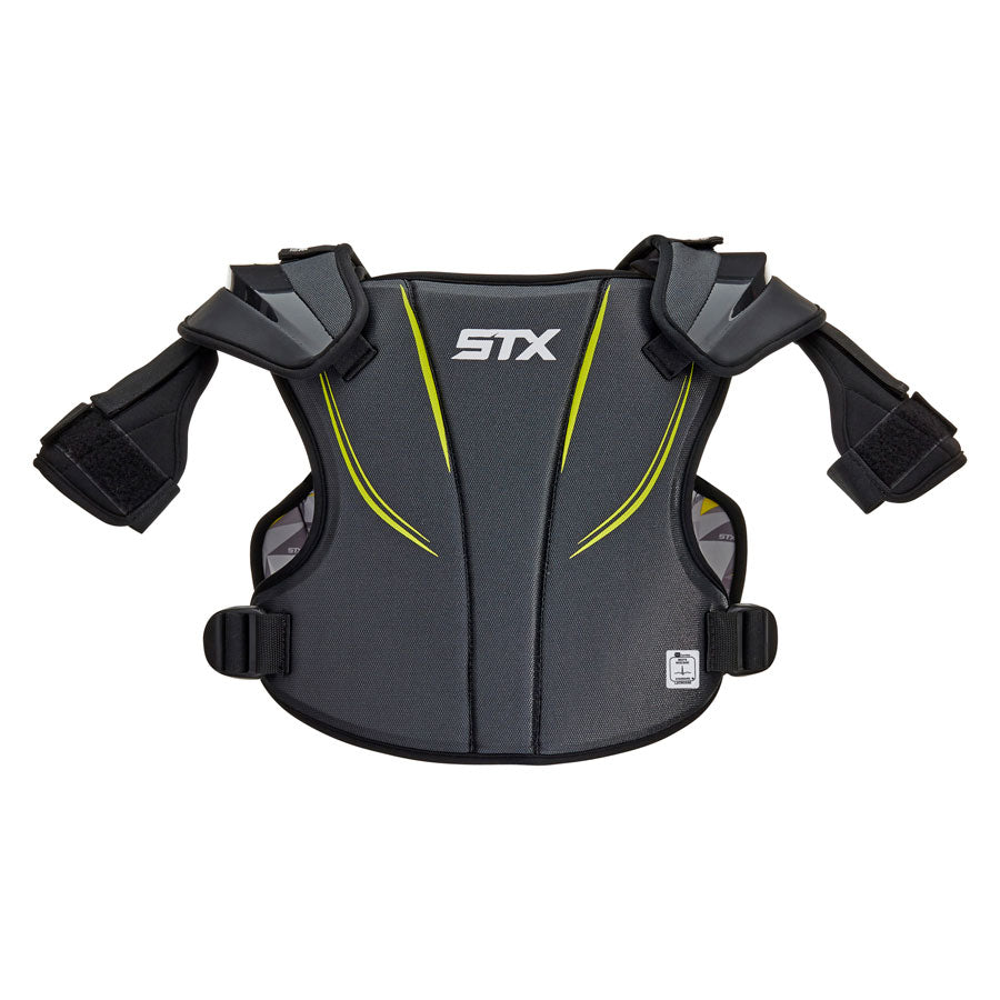 New STX STALLION 200 Shoulder Pad Black/Yellow Youth Large