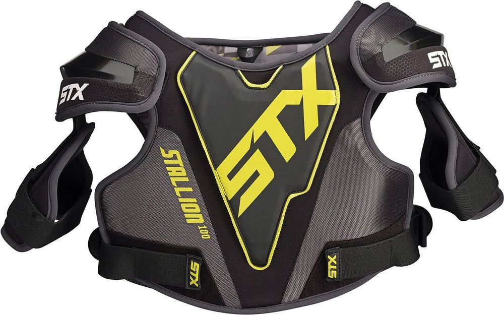 New STX Youth Stallion 100 Lacrosse Shoulder Pads (L, Black)