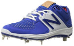 New New Balance Men's 12.5 L3000LV3 Metal Low Baseball Cleats Royal/White