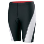 New Nike 706288 Womens Small Triathlon Tri Half Tight Shorts TESS0005 Black/Whit