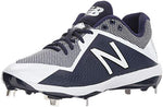 New New Balance L4040V4  Men's Metal Baseball Cleat Size 8 Navy/White