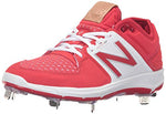 New New Balance Men's L3000LV3 Metal Baseball Cleats Red/White Size 10.5