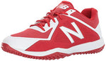 New New Balance Men's T4040v4 Baseball Turf Shoe Red/White Size 13