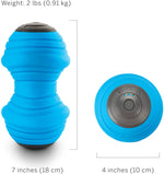 New TriggerPoint CHARGE VIBE 3 Speed Ridged Vibrating Portable Foam Roller Blue