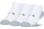 New Under Armour HeatGear Tech 4 Pack Low Cut Socks Med Men's Shoe Size 4-8 1/2