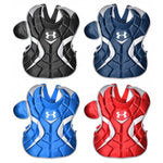 New Under Armour  Chest Protector Junior 14.5" UACP2-JRP Royal/Grey Ages  9-12