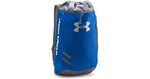 New Under Armour Trance Sackpack UA Logo Royal/Gray/White OSFM 21" x 15" x 15"