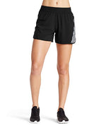 New MISSION Women's VaporActive Ion 4" Training Shorts Black/Gray Medium
