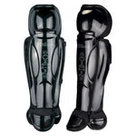 New Pair of Wilson Davishins Umpire Leg Guards 17.5" Black