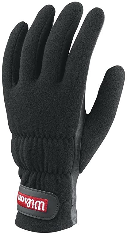 New Wilson Platform Winter Tennis Gloves Black Size X-Large
