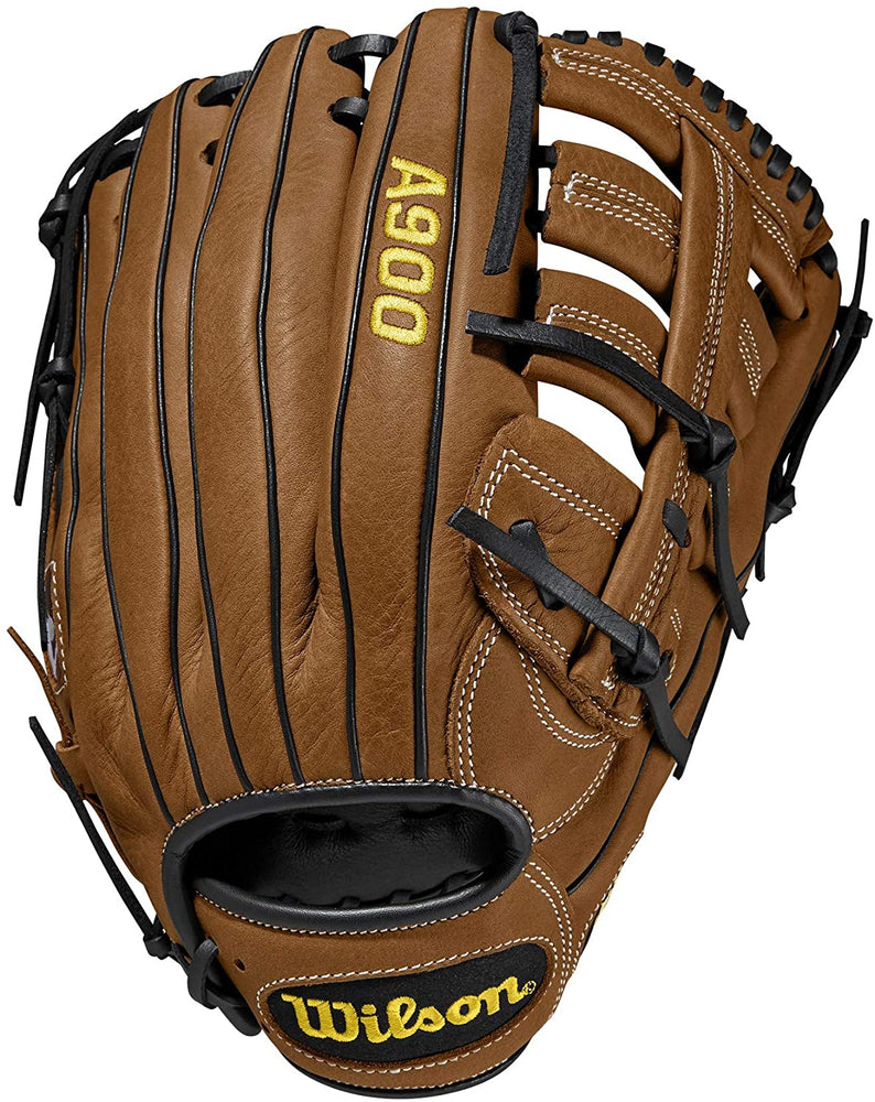 New Wilson A900 Baseball Glove Series RHT Baseball Glove Brown/Black 12.5 Inch