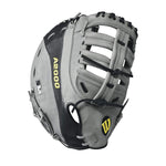 New Wilson A2000 WTA20LB172800 12" First Baseman Glove Gry/Blk LHT Baseball