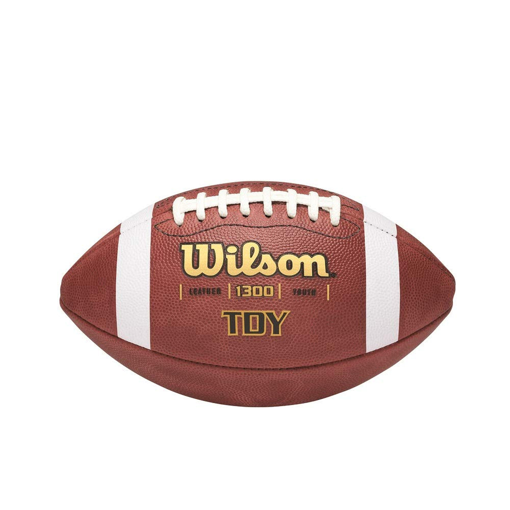 New Wilson TDY Leather Game Youth Football WTF1300