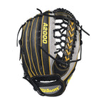 New Wilson A2000 Superskin 12.25" Fielding Baseball Glove RHT Blk/Gry