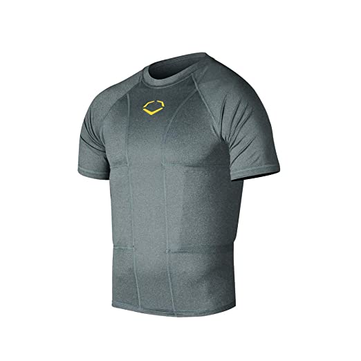 New Evoshield Performance Rib Shirt Adult XX-Large Football Charcoal
