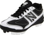 New New Balance YB4040BB Youth 6.5 Baseball Cleats Black/White