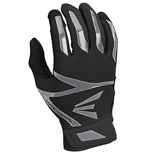 New Easton Z10 Hyperskin Adult Large Blk/Blk Batting Gloves 1 Pair