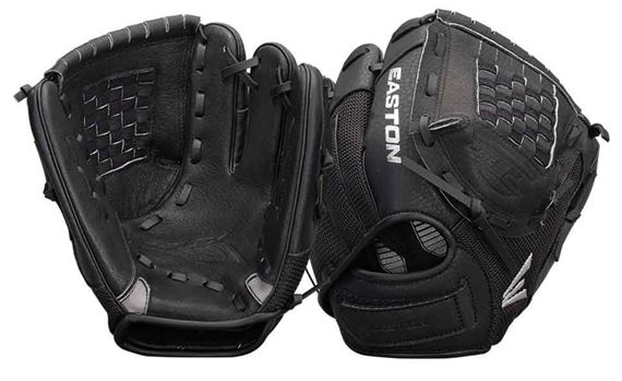 New Easton Z-Flex ZFX900BKBK 9" RHT"  Youth Baseball Gloves Black